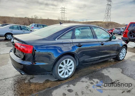 2013 Audi A6 Premium Plus z USA, uszkodzony, nr VIN WAUGGAFC9DN062889
